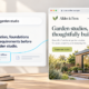Illustrative AI search answer citing Alder & Fern, linked to a fictional garden studio business website.